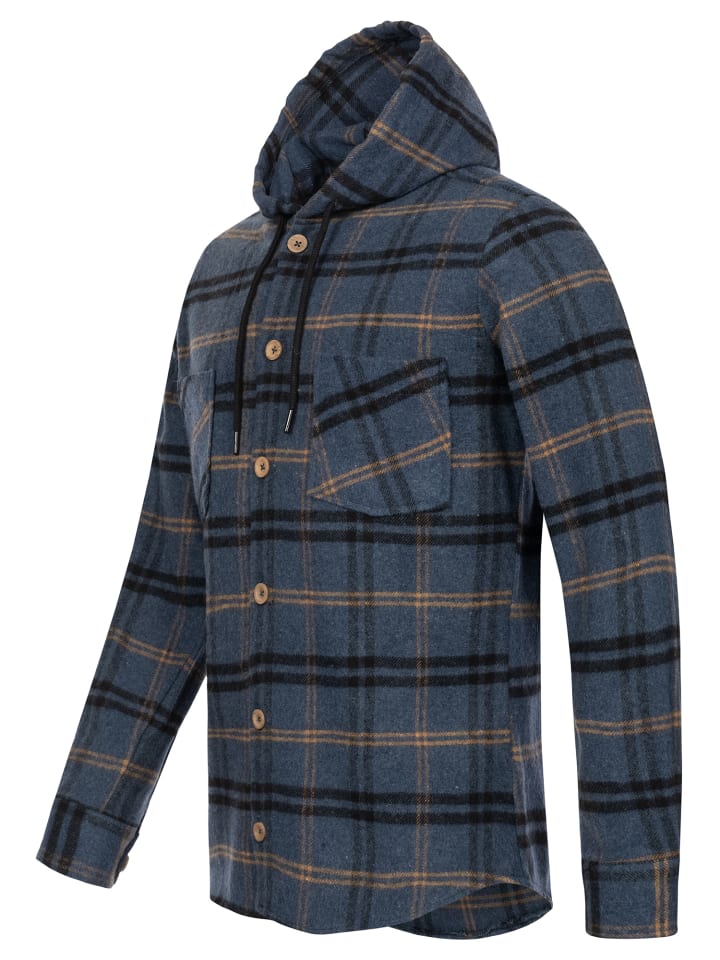 Rock Creek Hemd in Blau günstig kaufen
