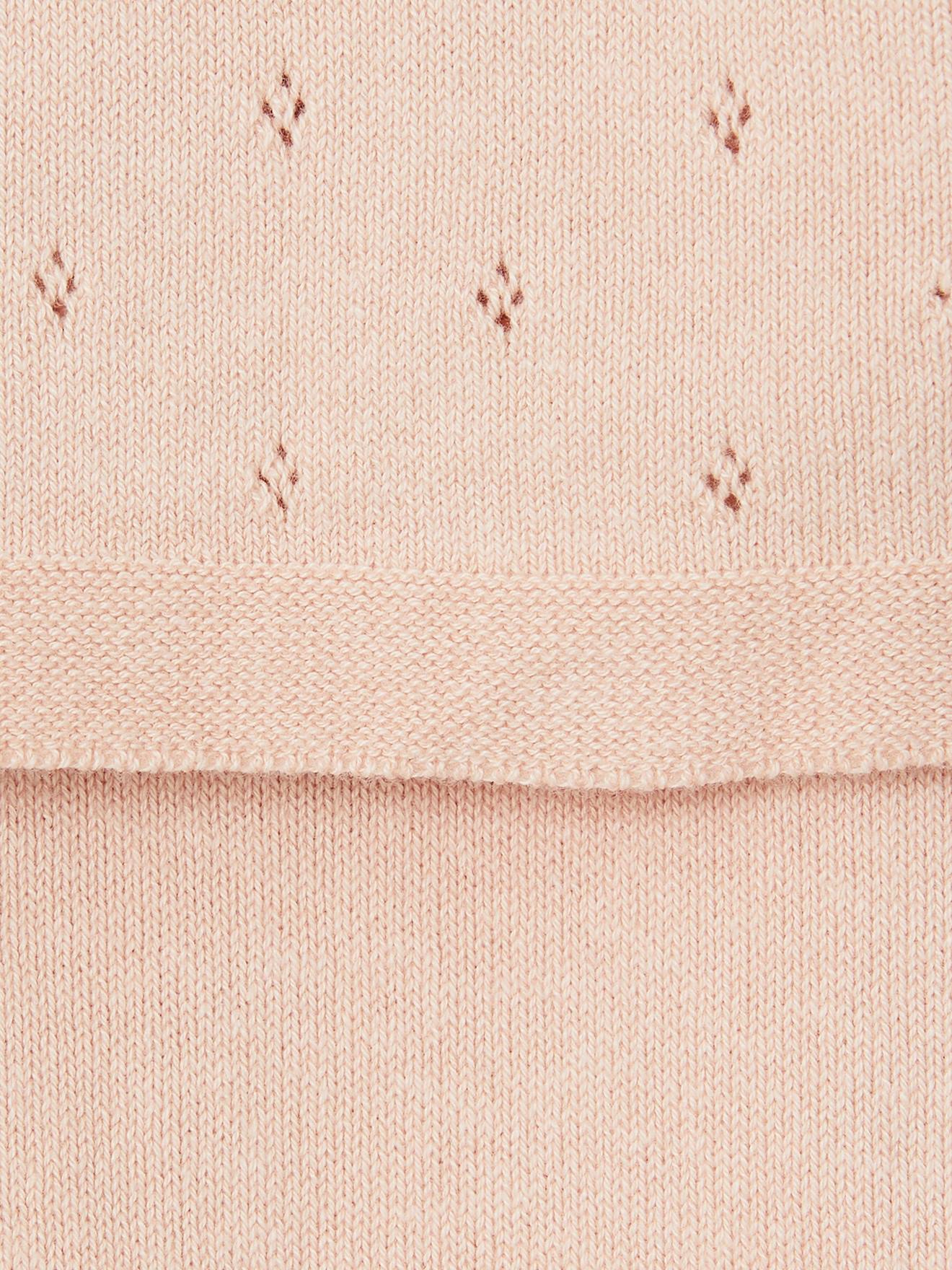 Vertbaudet Baby Strick-Set: Pullover & Hose Oeko-Tex - rosa nude