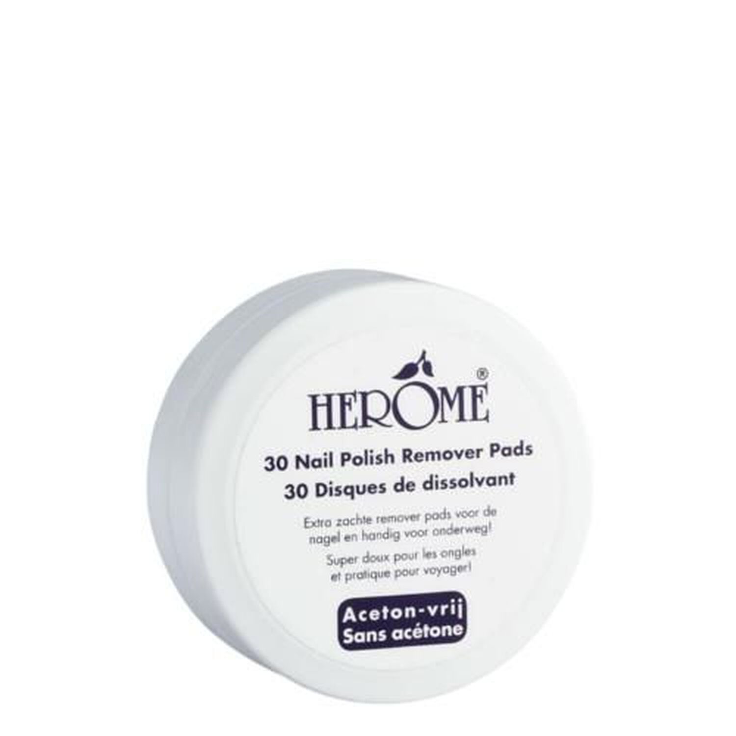 Herôme Disques de Dissolvant Soignant 30 pièces