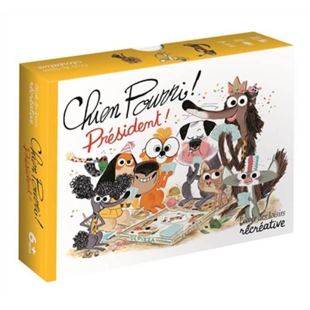 Chien pourri ! Président ! blanc
