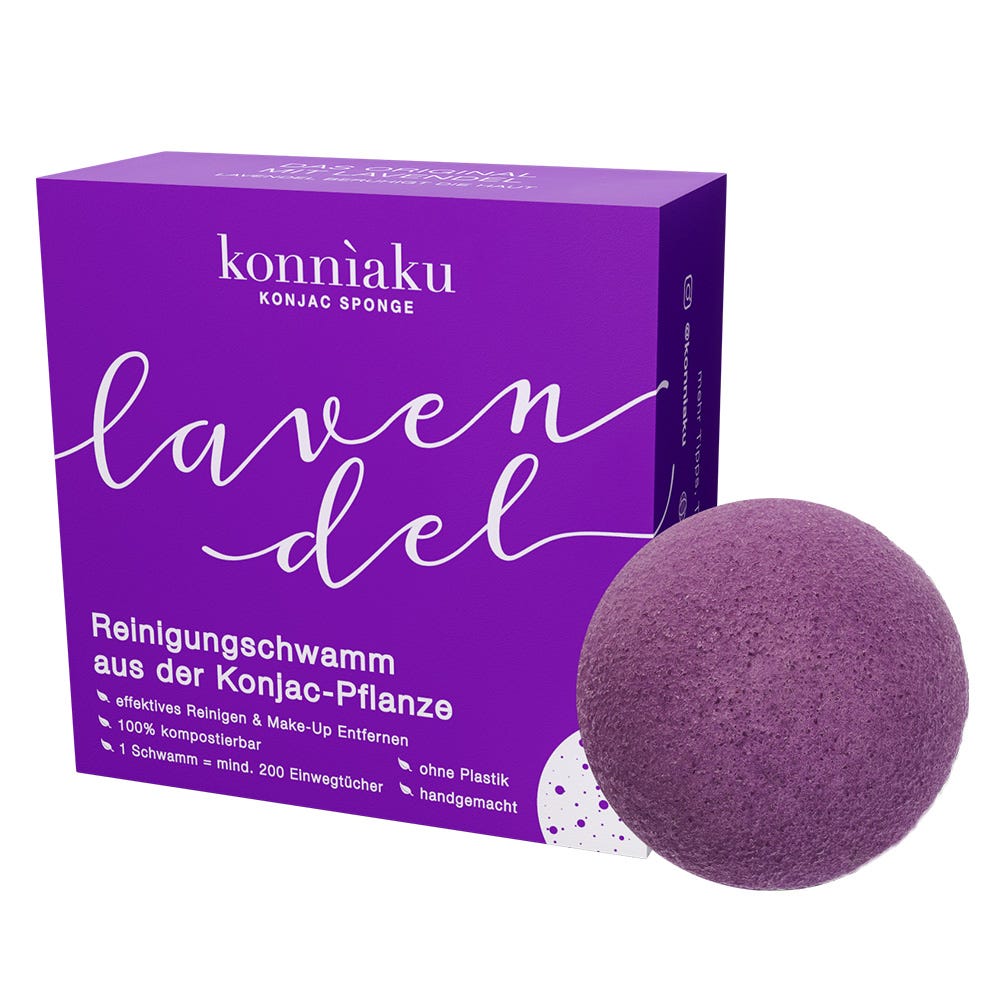 konnìaku Sponge Lavendel