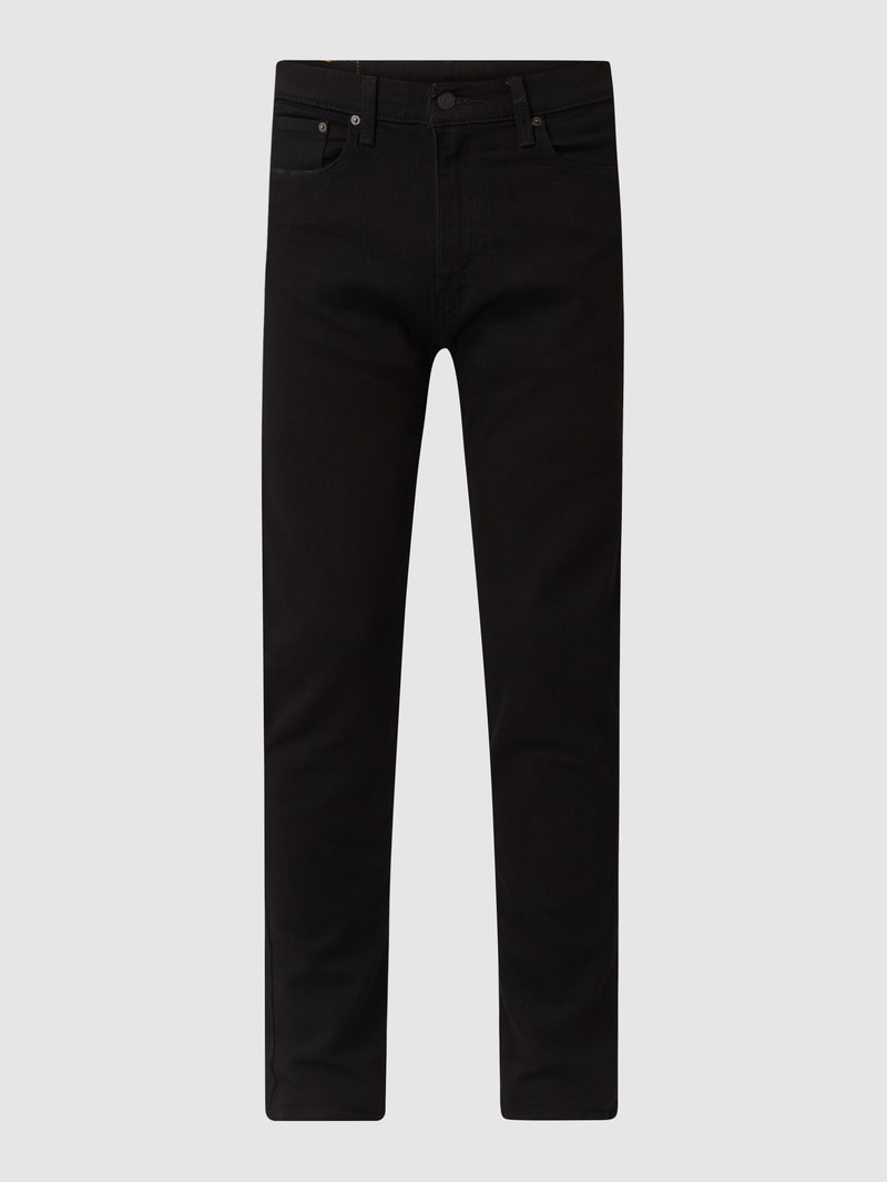 Slim Tapered Fit Jeans mit Stretch-Anteil Modell '512' in schwarz
