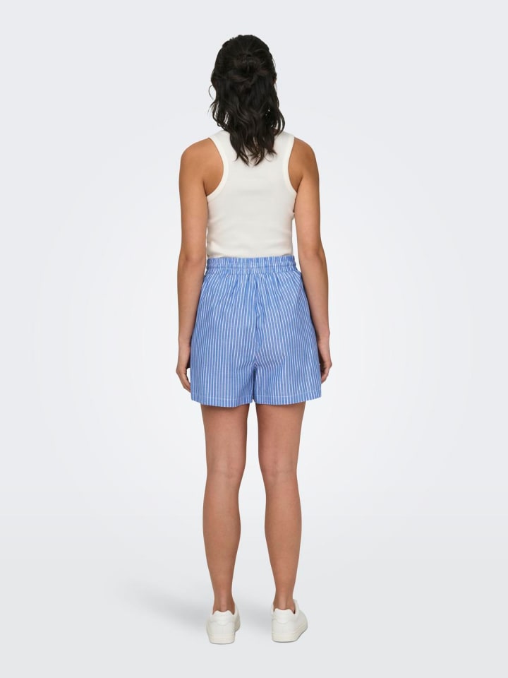ONLY Legere Bermuda Shorts mit Nadelstreifen Design in Blau günstig kaufen S