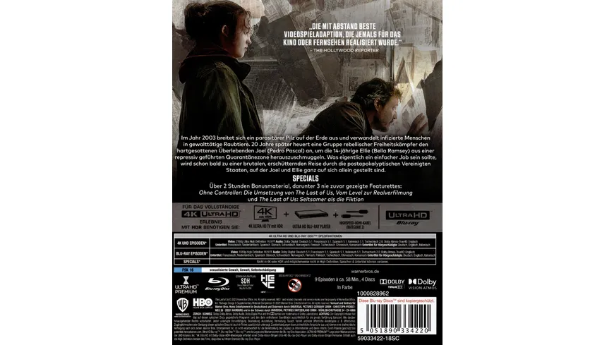 The Last Of Us: Staffel 1  (+ 4 Blu-ray)