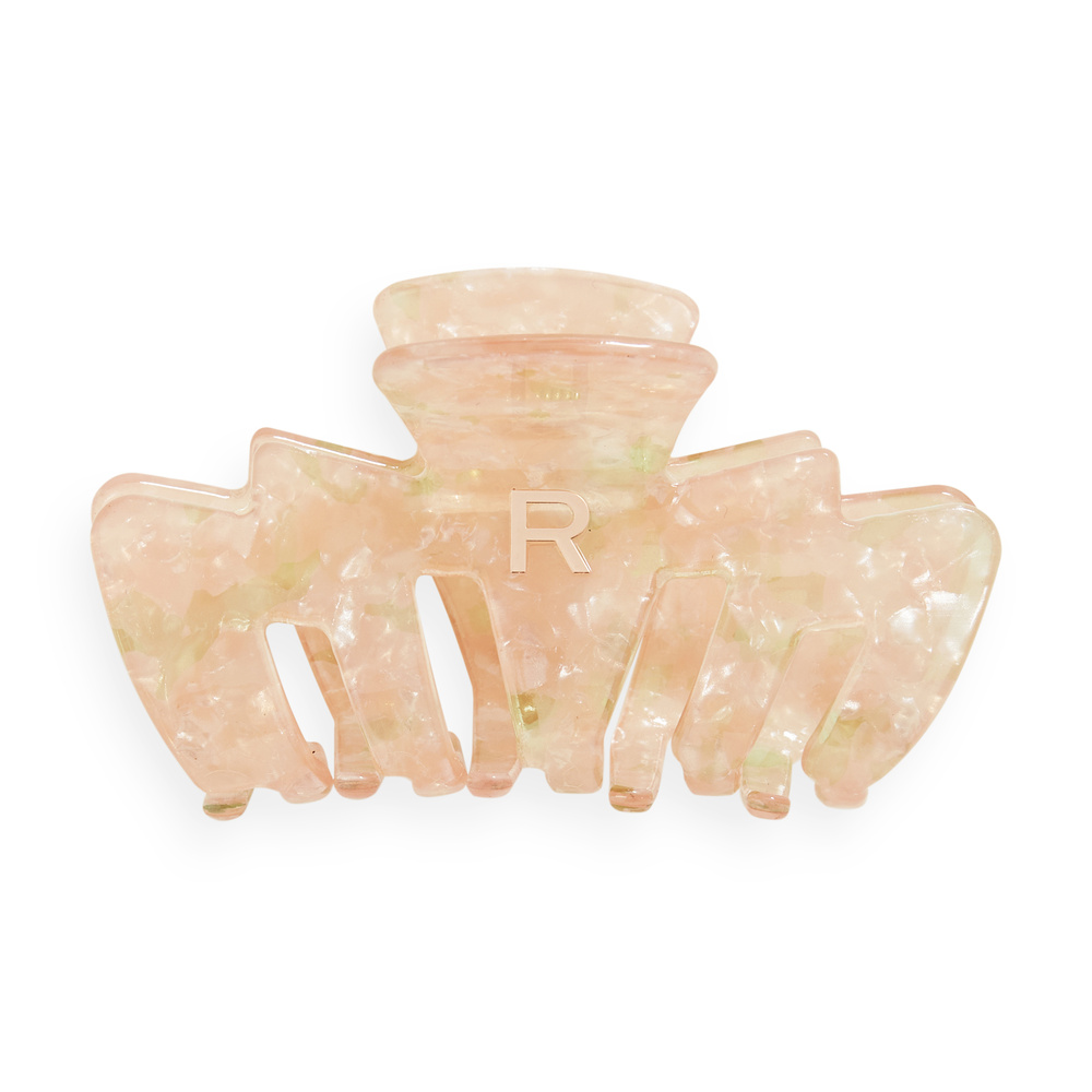 revolution hair Revolution 1pk Acetate Claw Clip Fashion Pink Pince