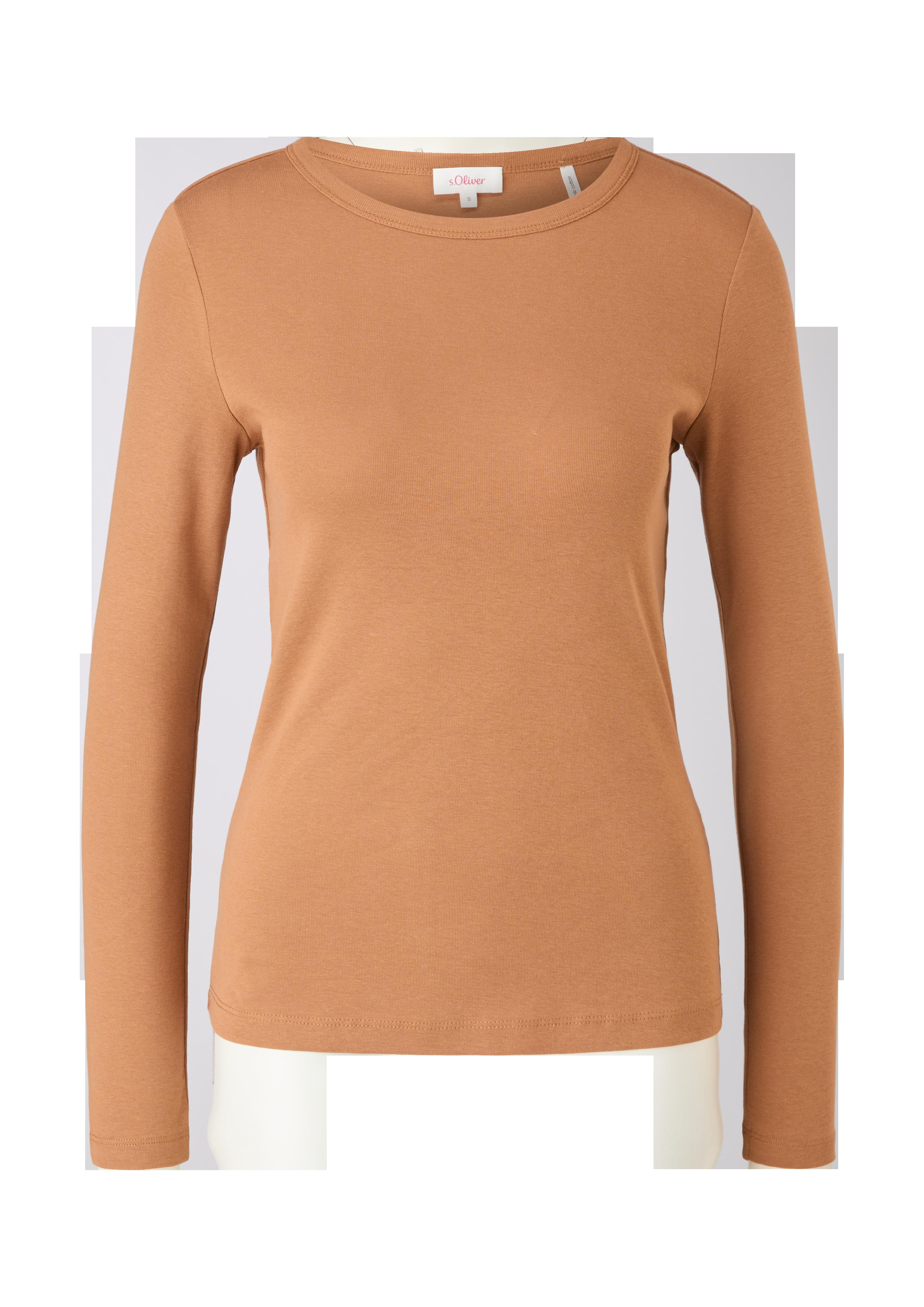 Langarmshirt aus Baumwolljersey  2122612-8469
