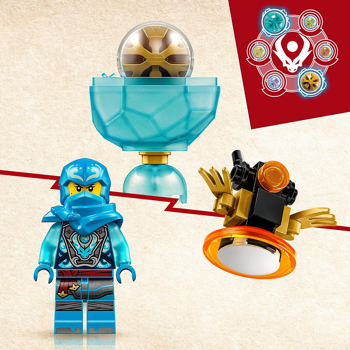 LEGO® Ninjago 71778 Nyas Drachenpower-Spinjitzu-Drift