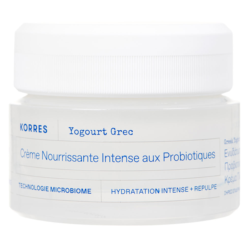 korres Crème Nourrissante Intense Probiotiques& Yaourt Grec Crème visage ultra-hydratante pour peaux sèches