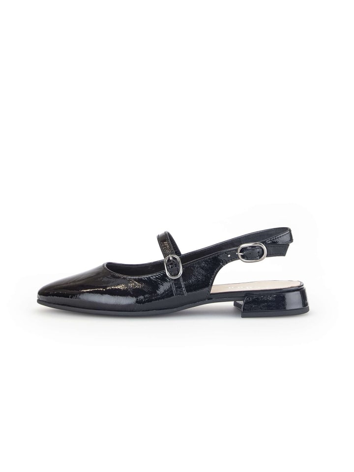 Gabor Fashion Slingpumps in schwarz günstig kaufen