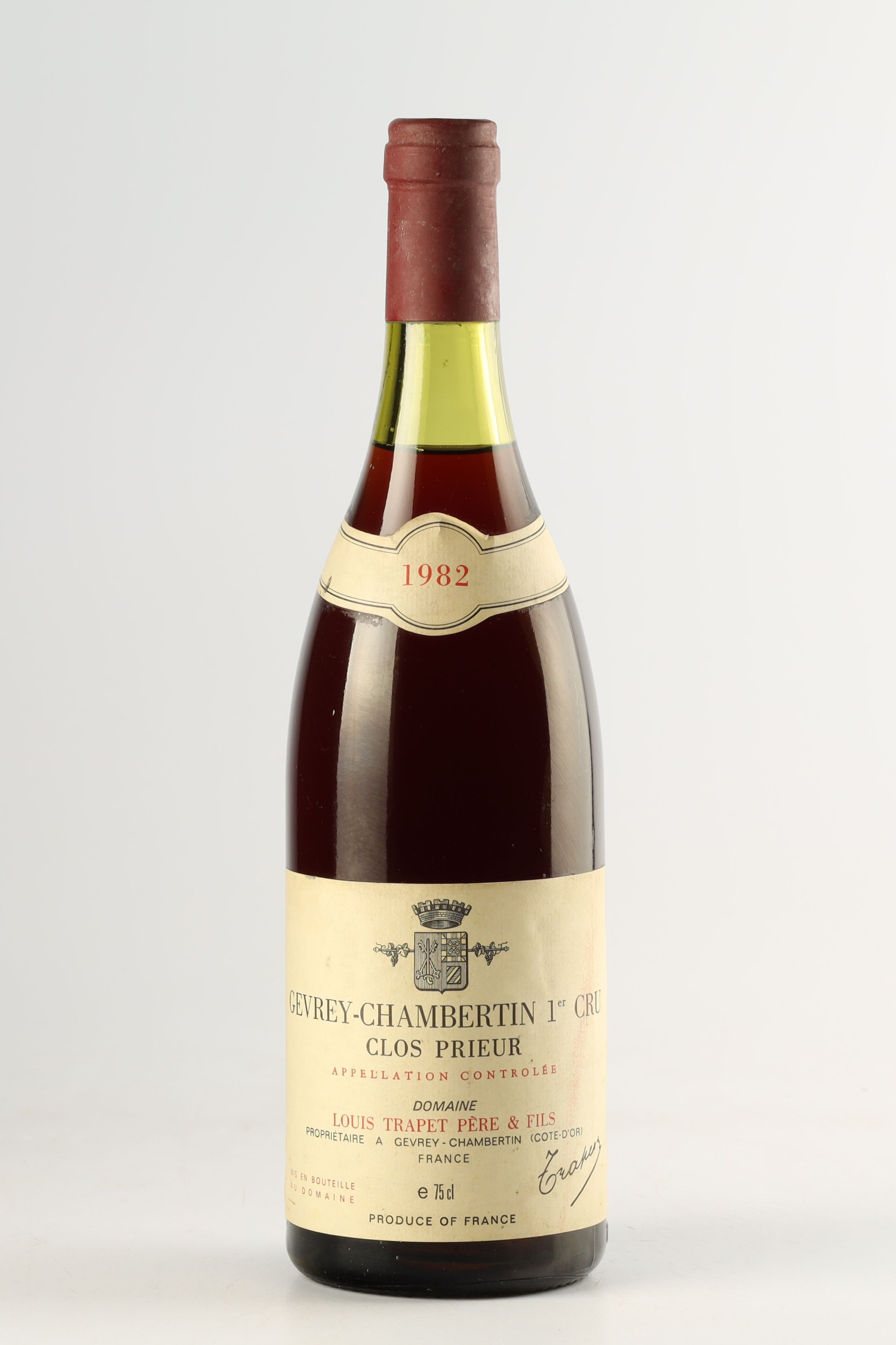 Trapet Clos Prieur 1982, Gevrey Chambertin