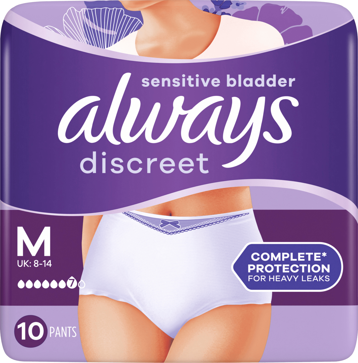 discreet Pants Inkontinenz Gr. M Plus, 10 St