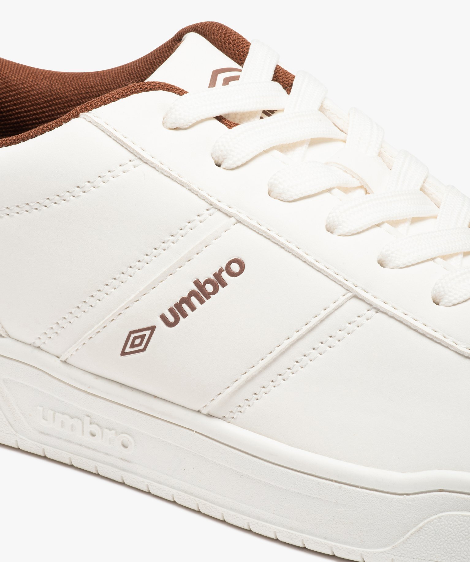 Tennis homme unies à lacets – Umbro Nabia blanc | GEMO