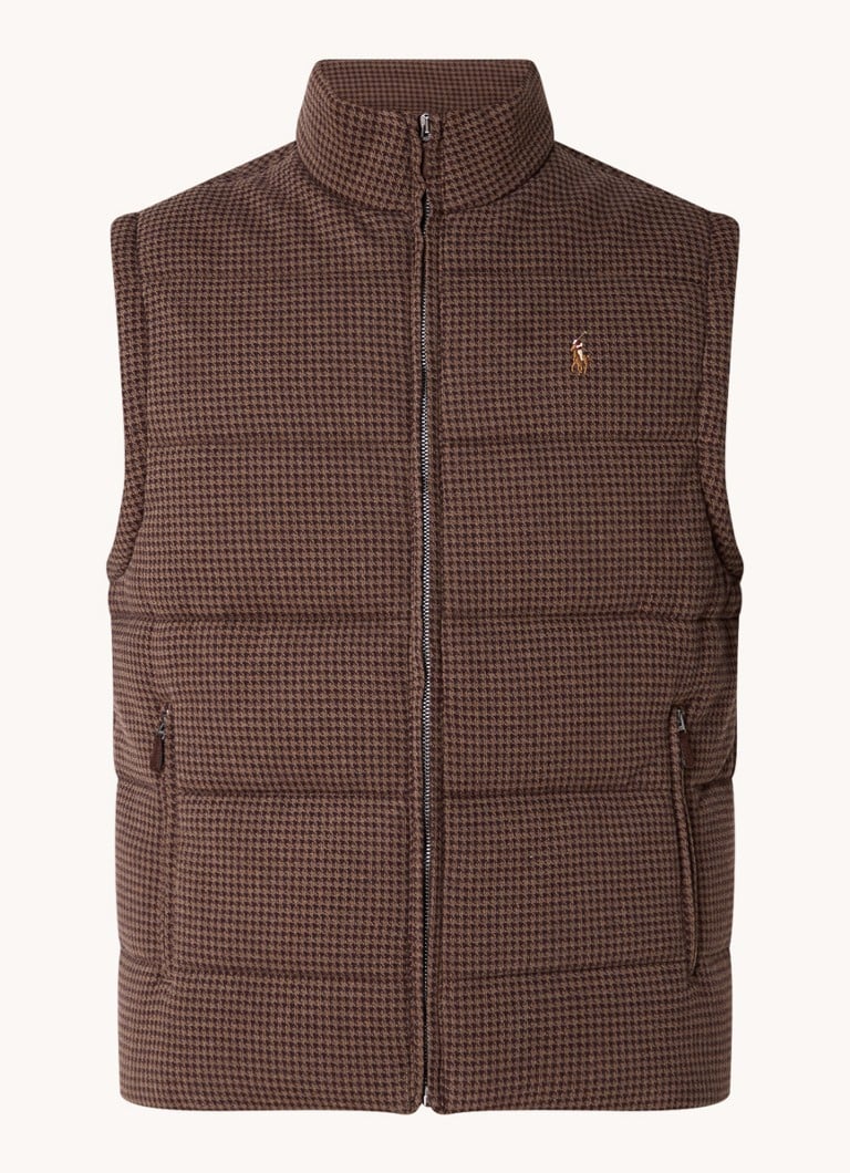 Vestă matlasată Ralph Lauren cu imprimeu picior de câine