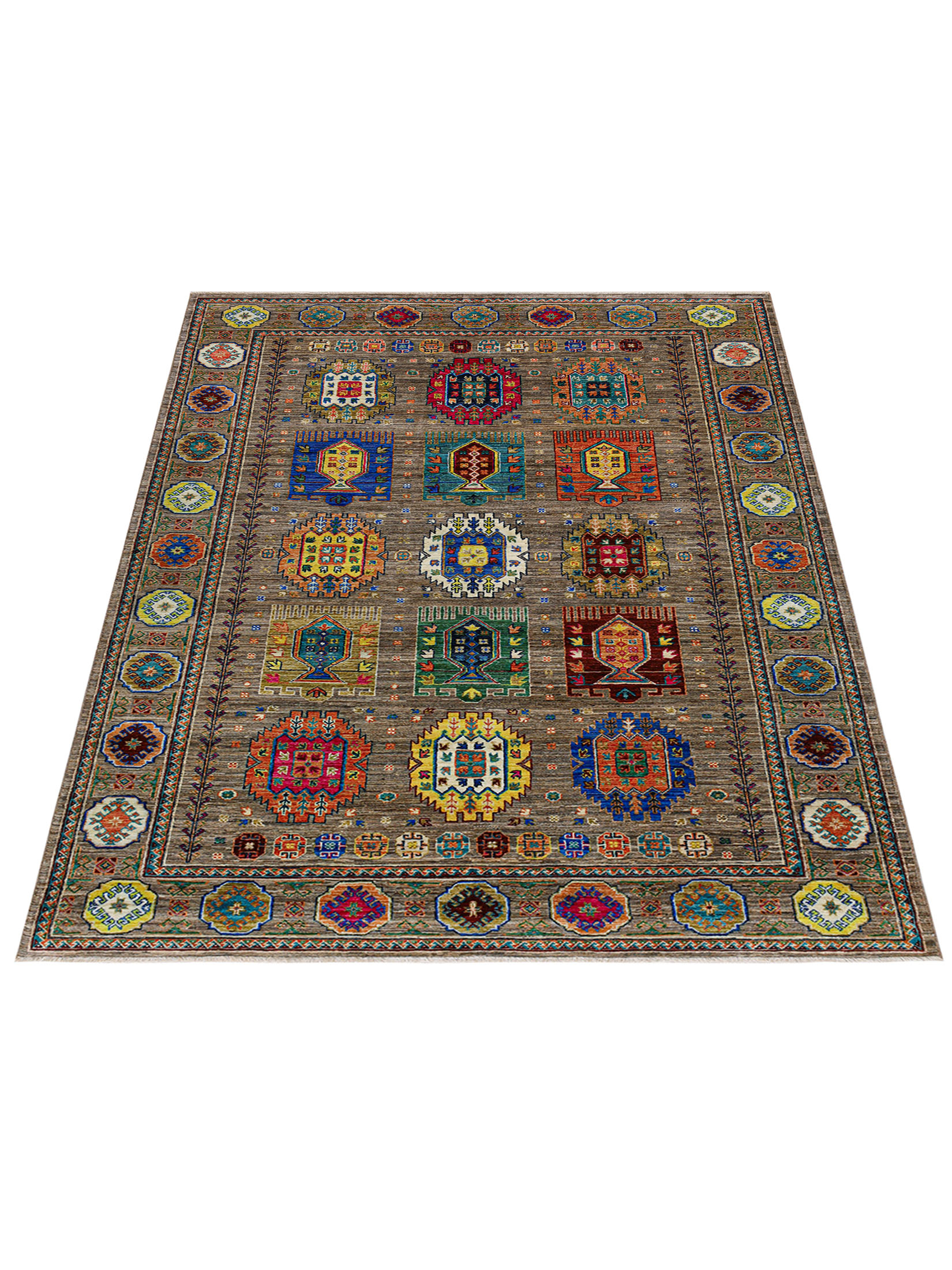 Kazak Ghazni ca. 175 x 247 cm, Unikat / Einzelstück
