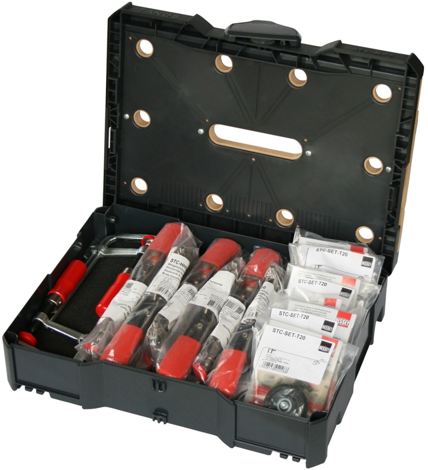 Banc de lucru mobil Bessey STC-S-MFT Systainer MFT cu cleme și testere
