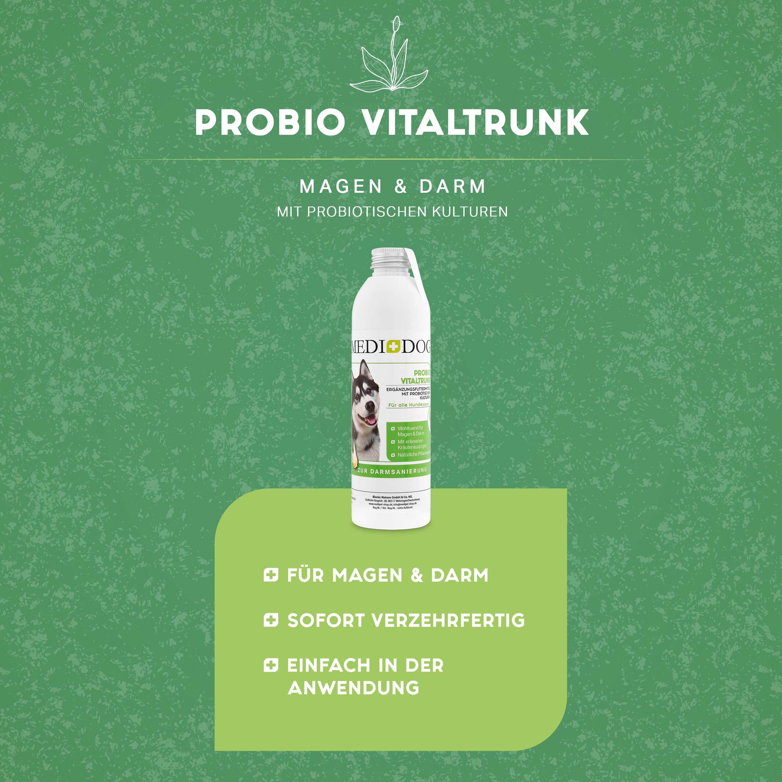 MediDog Ergänzungsfutter & Aufzucht MediDog Probio Vitaldrunk