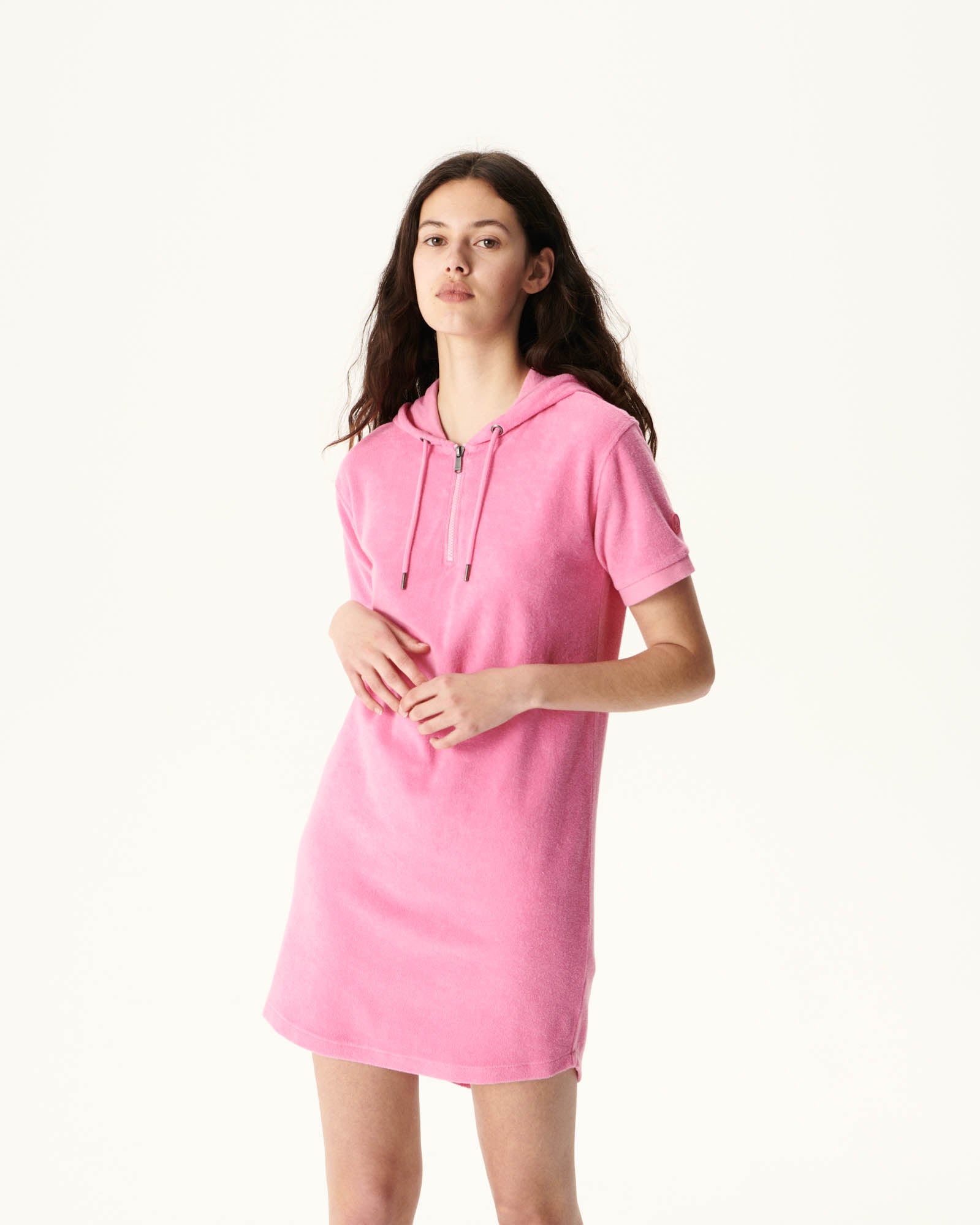 Robe éponge Rose intense Meg