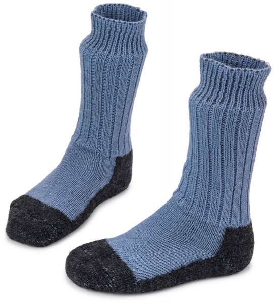 Hirsch Natur Kids ~ Trekking-Socke ~ gewitter/sky