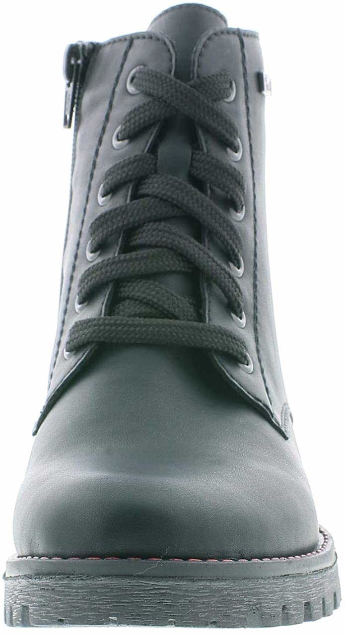 RIEKER Schnür-Stiefeletten schwarz