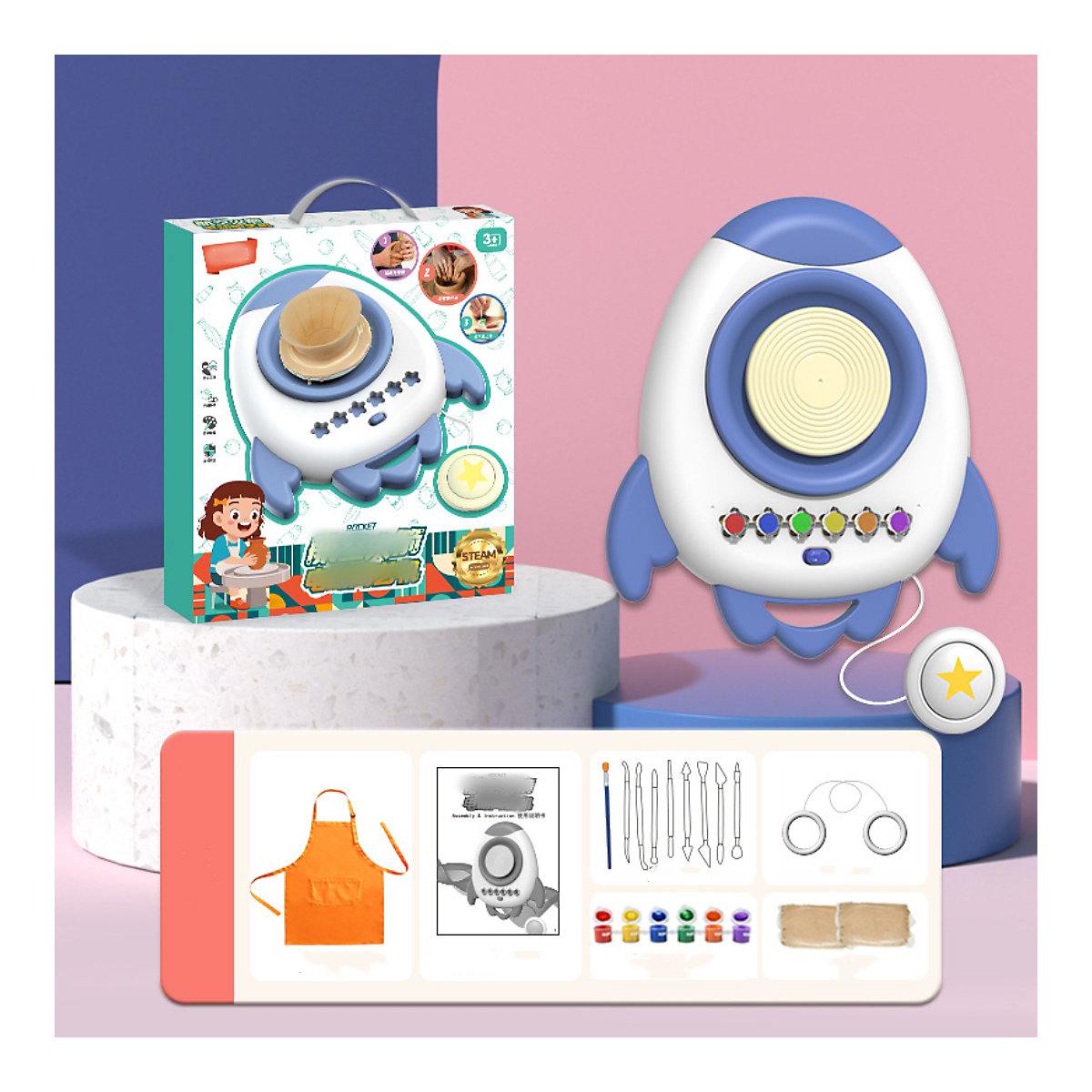 Töpferspielzeug für Kinder Clay Machine für Kinder