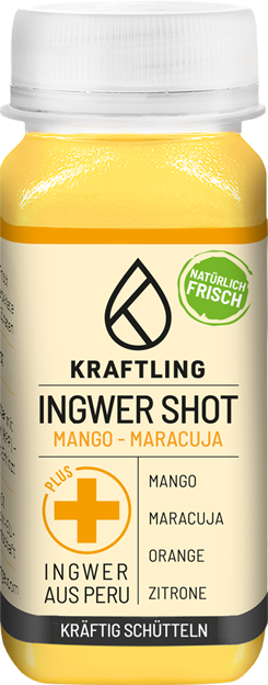 Kraftling Ingwershot Mango-Maracuja