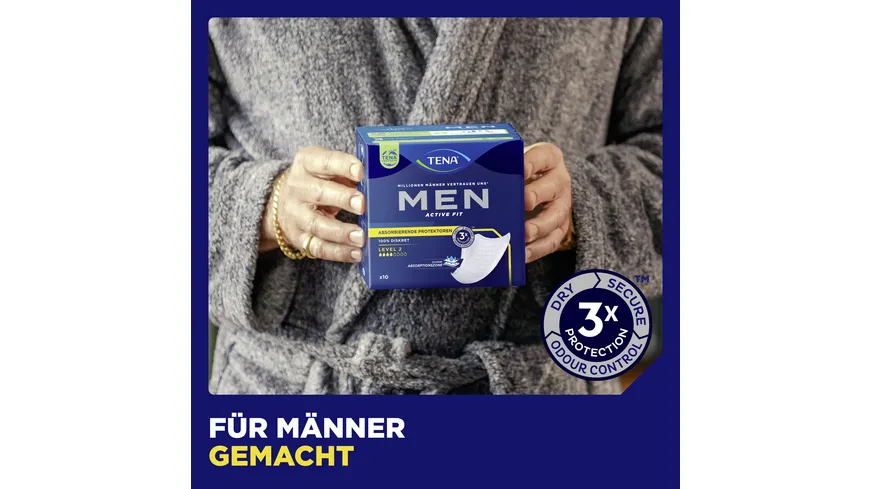 TENA MEN Active Fit Level 1 Inkontinenzeinlagen
