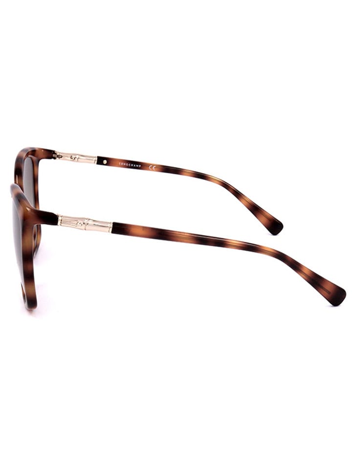 Longchamp Damen-Sonnenbrille in Hellbraun/ Braun günstig kaufen 56