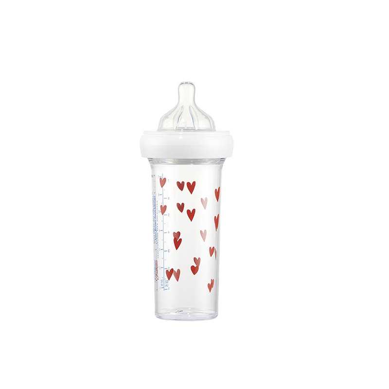 Biberon 0-6 mois 210 ml anti-coliques Coeurs Le biberon français