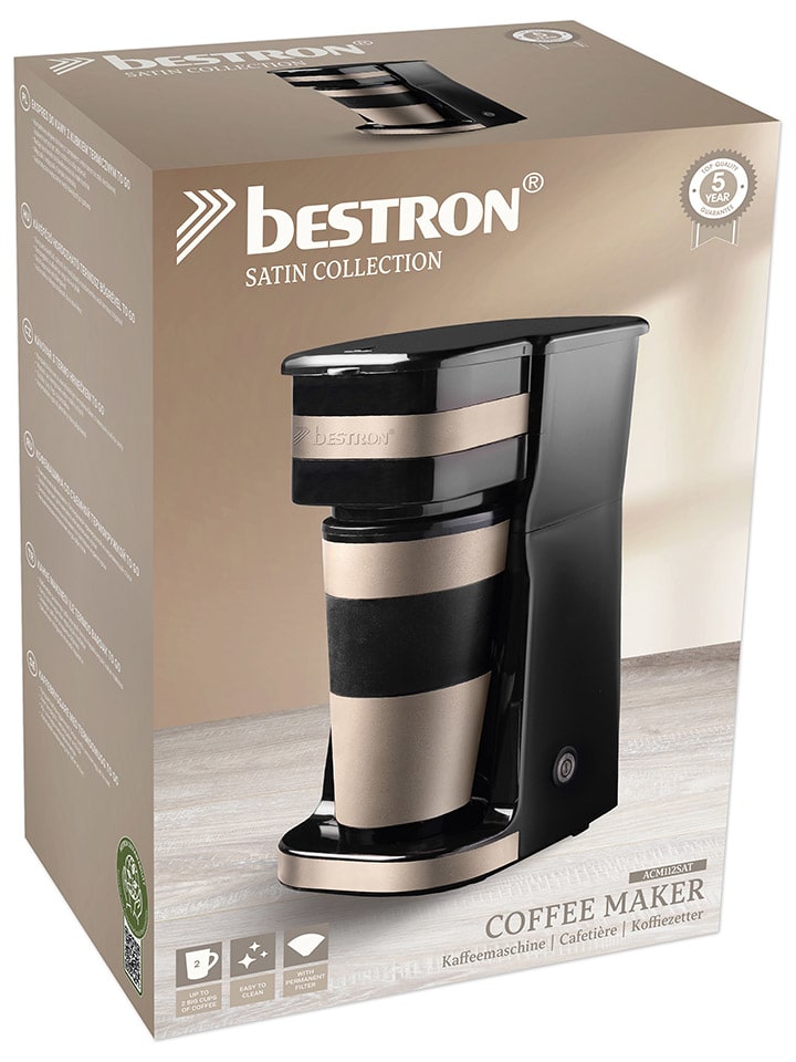 bESTRON Kaffeemaschine in Schwarz/ Beige - 420 ml günstig kaufen onesize