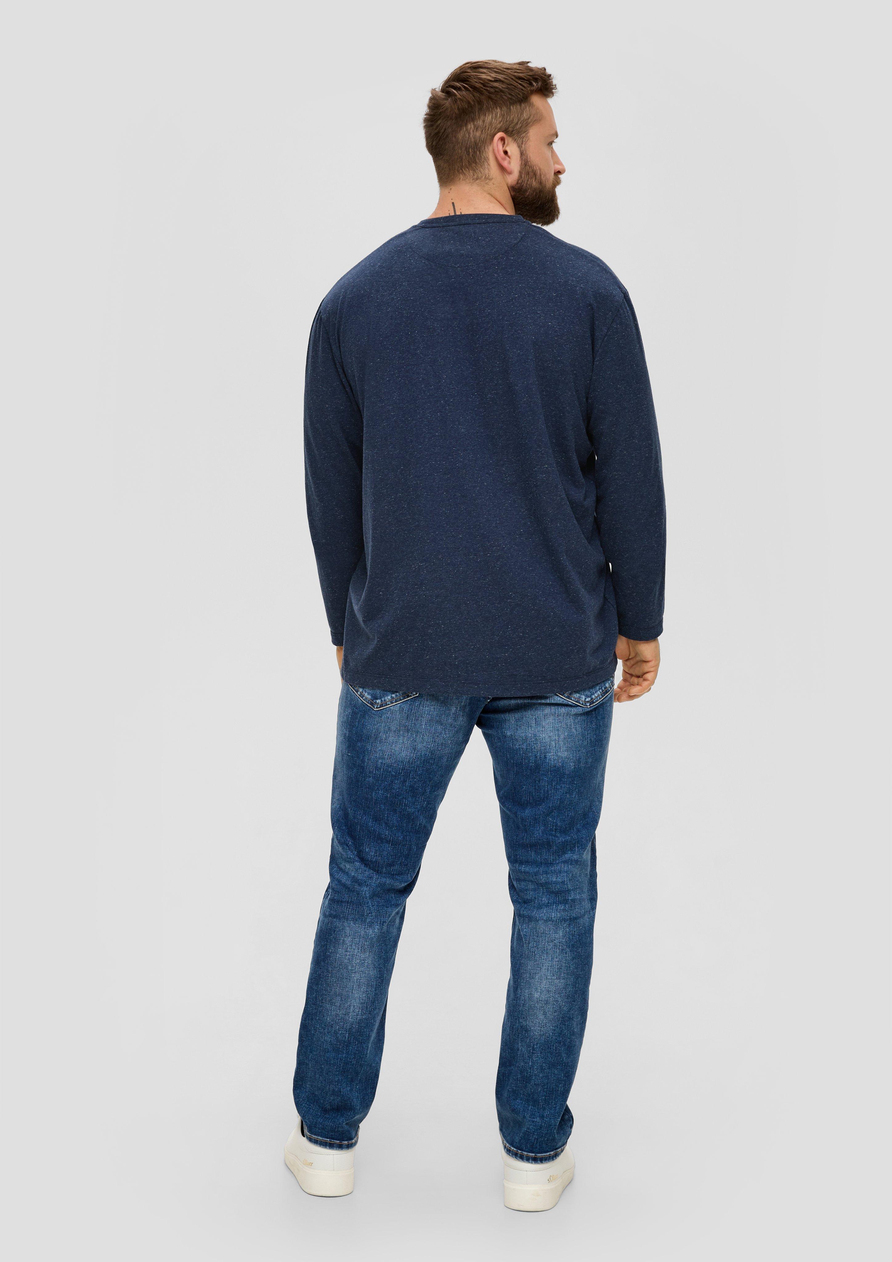 Meliertes Langarmshirt  2143396-59W2