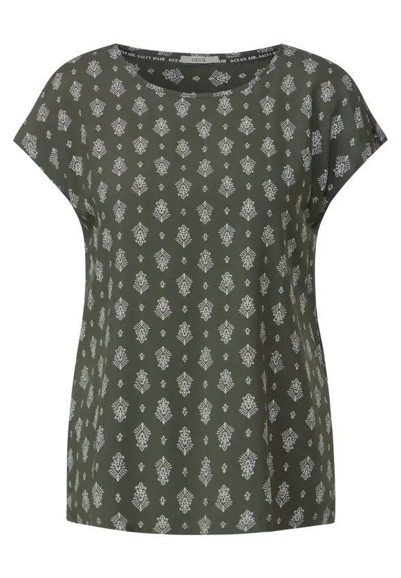 CECIL Bluse mit Minimalprint