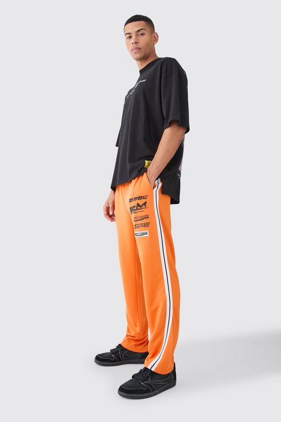 Trikot-Jogginghose mit Seitenstreifen