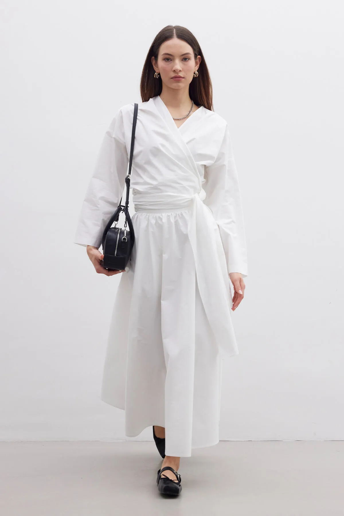 Manuka  Premium-Hemd im Kimono-Stil, ECRU
