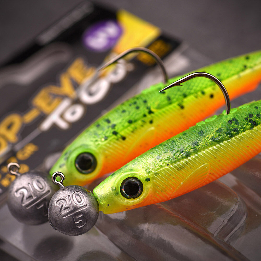 Leurre Souple Shad Monté SPRO Iris Popeye 8cm, 5+7g (x2)
