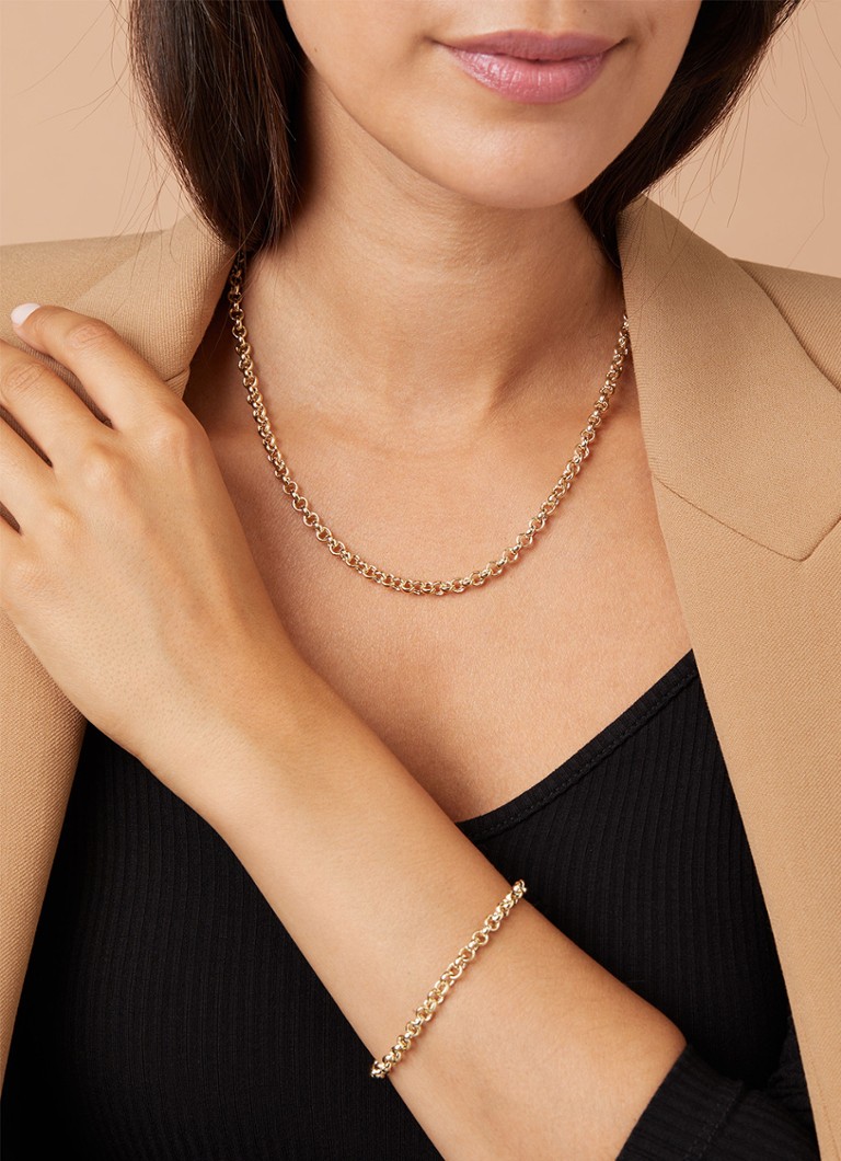 Diamond Point Yellow Gold Bracelet Timeless Treasures