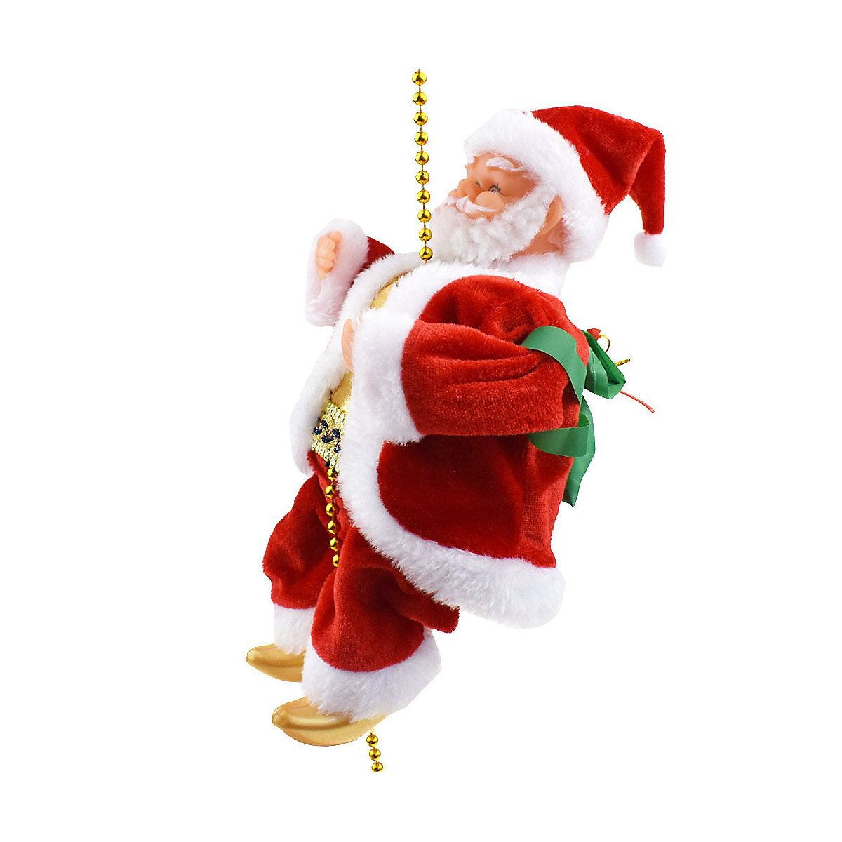 Spielzeug Weihnachten elektrisches Kletterperlenspielzeug Elektrisches Musik-Kinderspielzeug des Weihnachtsmanns