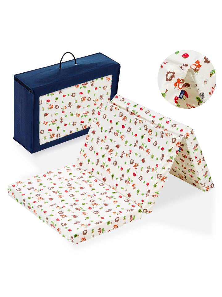 Alvi faltbare Reisebettmatratze für Baby & Kinder Exklusiv in Waldfreunde günstig kaufen 60x120 cm