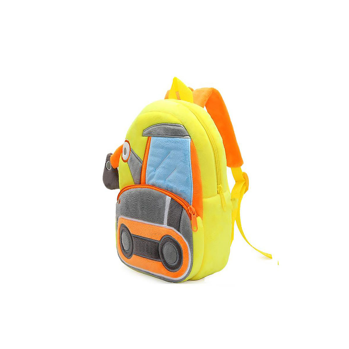 Plüschrucksack für Kinder Niedlicher Cartoon-Kinderrucksack der Engineering Vehicle-Serie