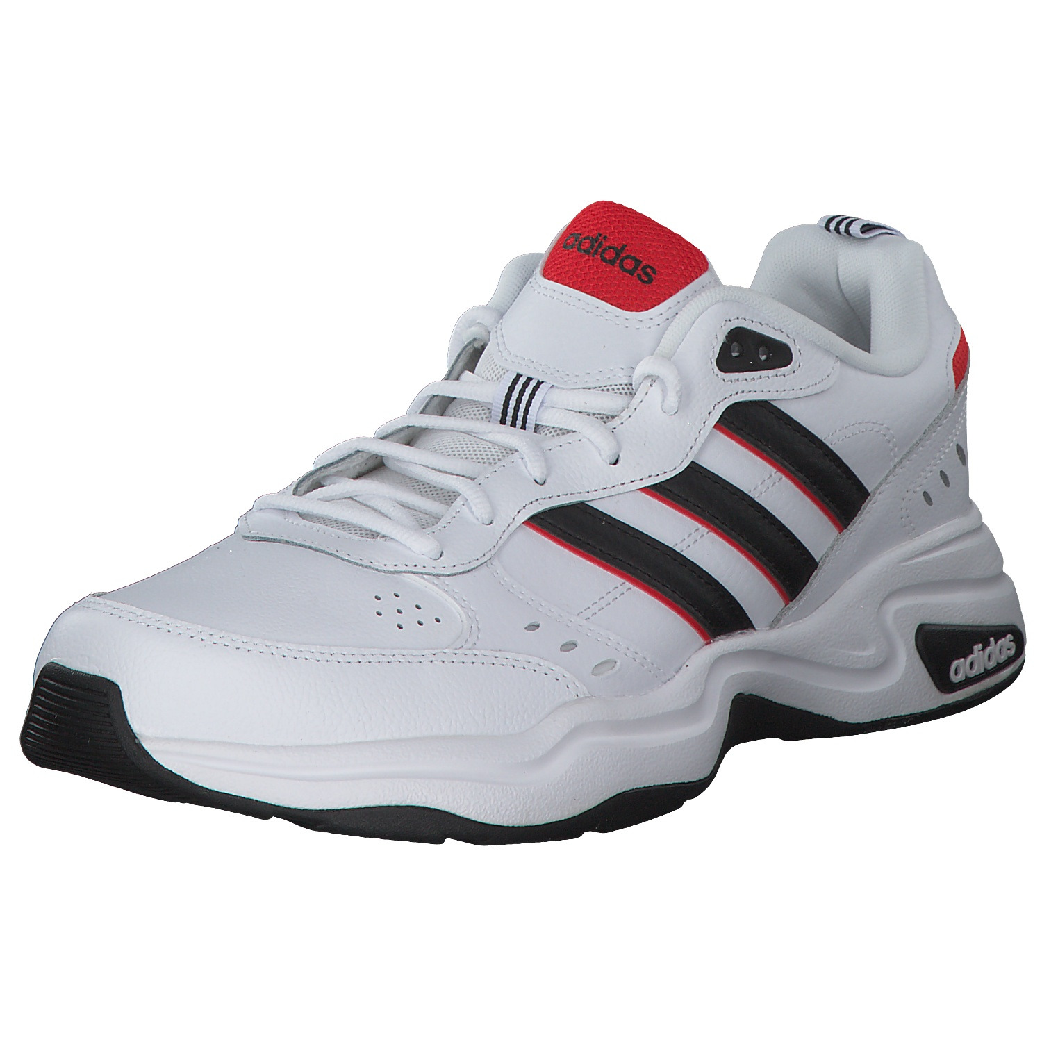 Adidas Core Strutter M, Sneakers Low, Herren, Weiß/Blau/Rot