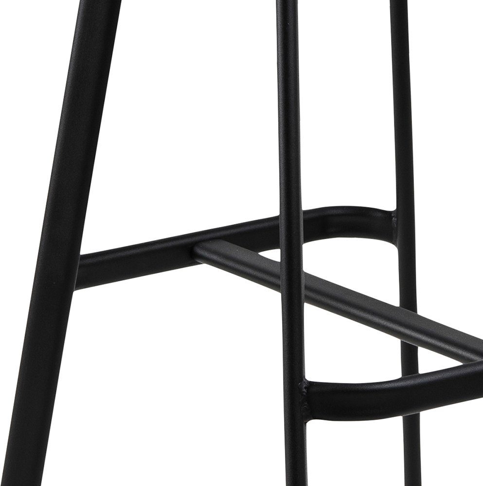 ACTONA GROUP Bistrostuhl Ohio (Packung, 1 St), Sitz mit rechteckigen Stahlbeinen und Fußstütze, mehrere Variationen
