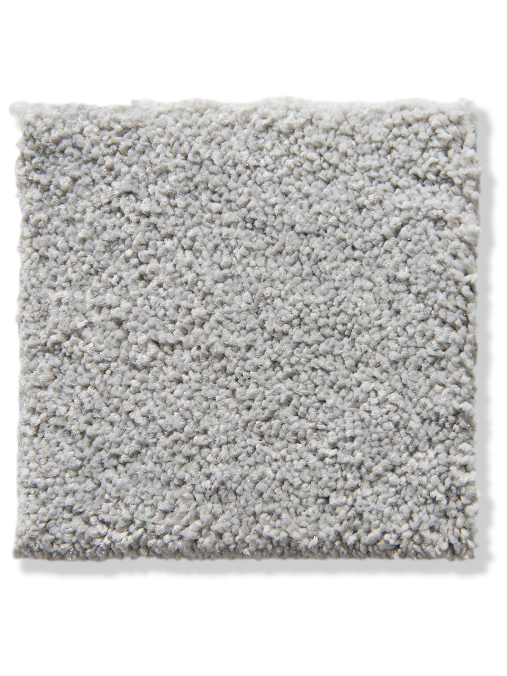 Cirella Velours-Teppichboden, Silber 90