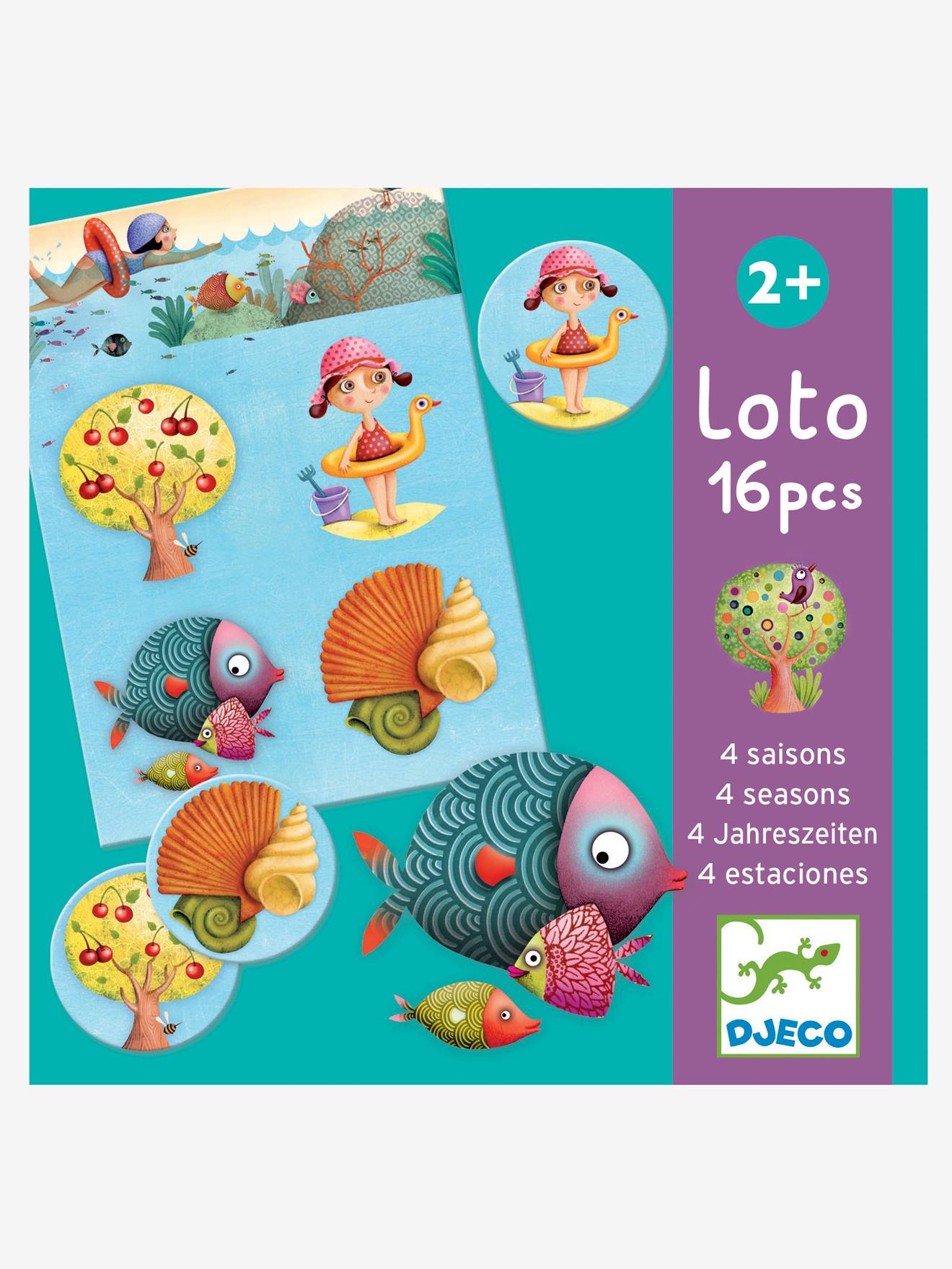 Loto des 4 saisons DJECO multicolore