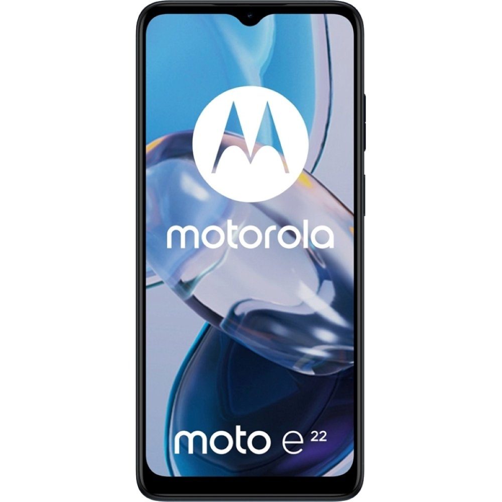 Motorola XT2239-7 Moto E22 32 GB / 3 GB - Smartphone - astro black Smartphone (6,5 Zoll, 32 GB Speicherplatz)