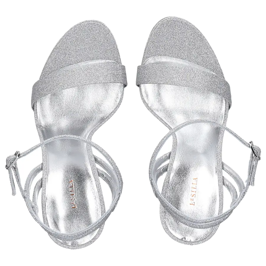 Le Silla - Sandalen GWEN Textil - silber
