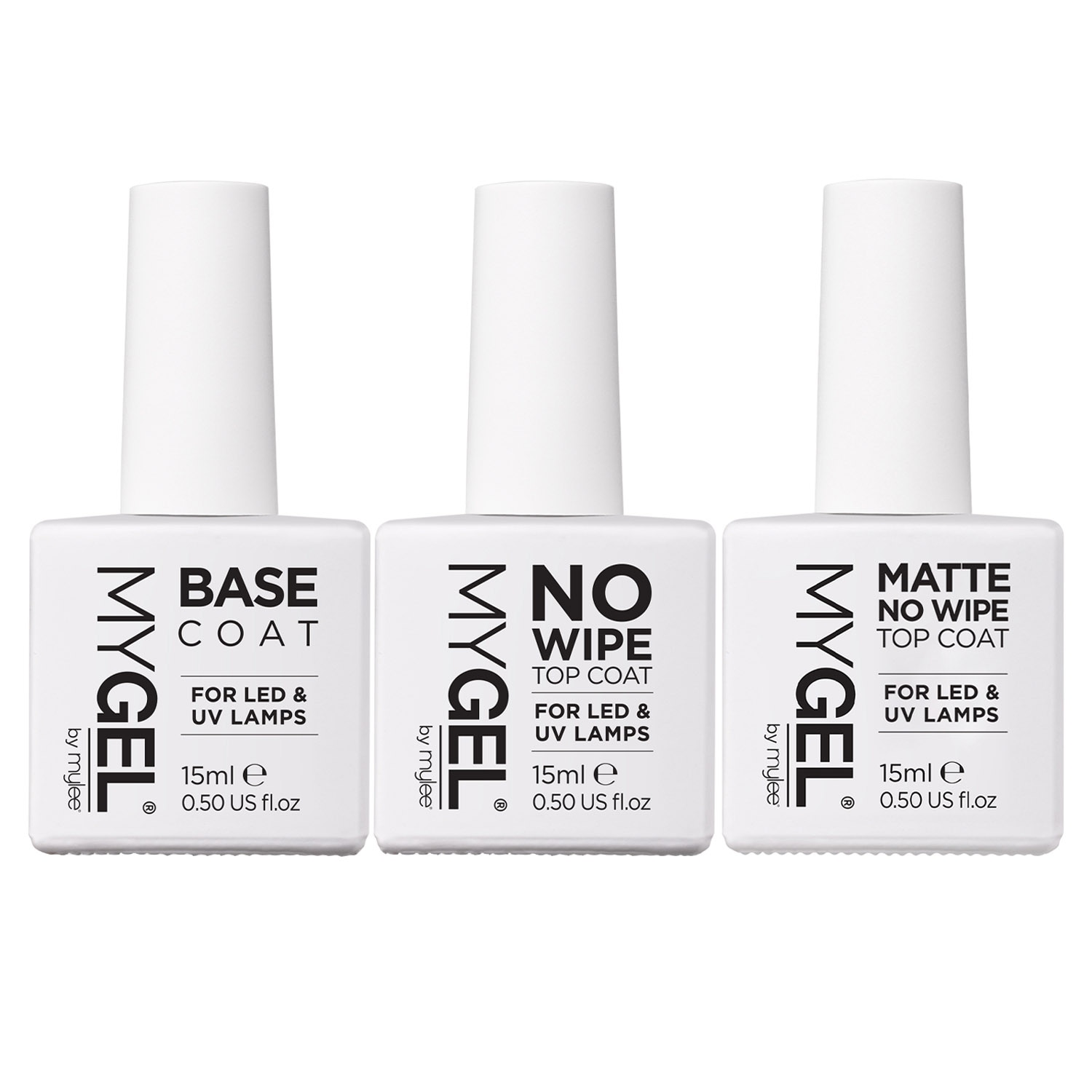 Matte No Wipe Top Coat und Base Coat Trio