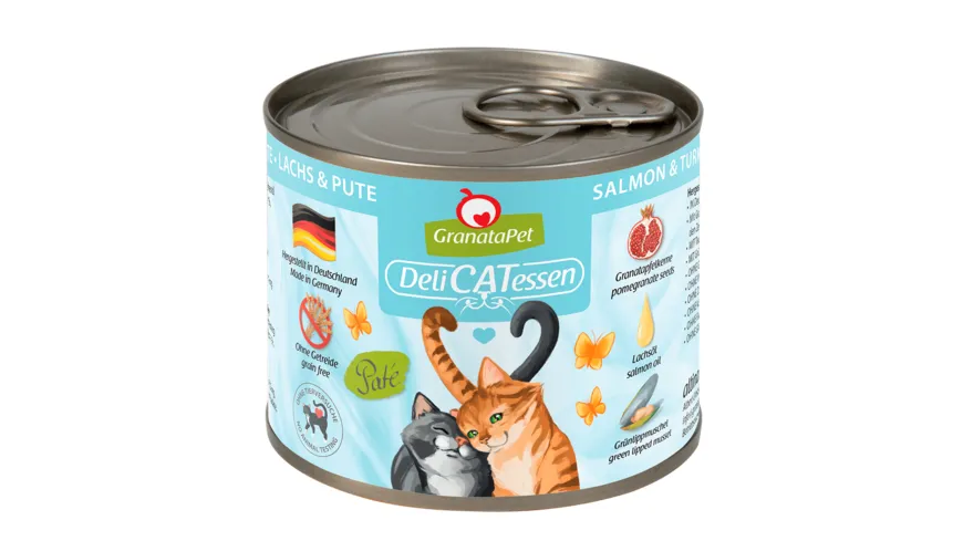 GranataPet Katzennassfutter Lachs und Pute 200 g