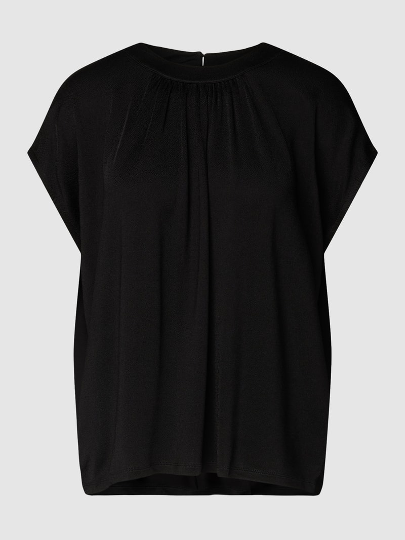 T-Shirt mit Rundhalsausschnitt in schwarz