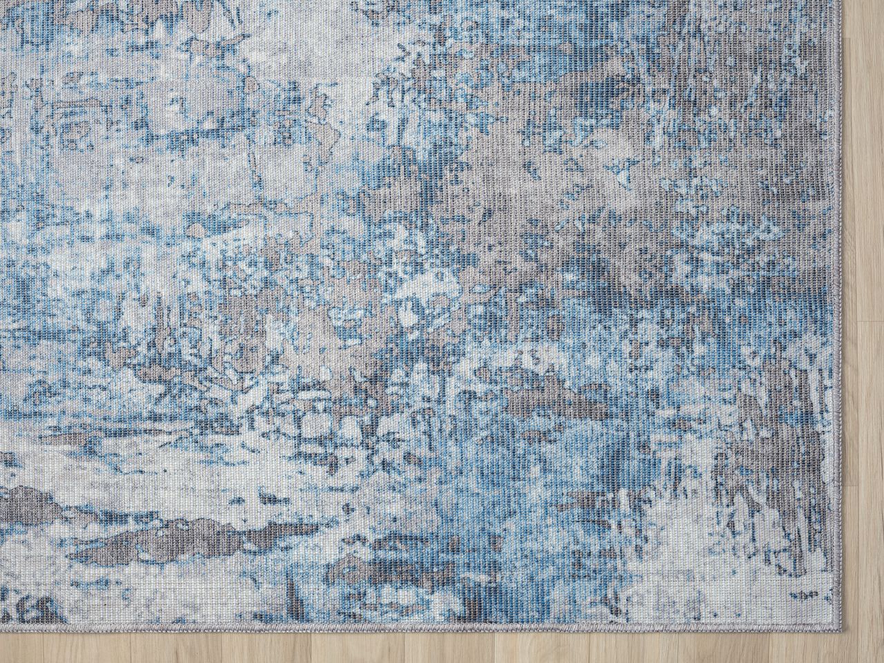 MyFlair Teppich Olivia, 120cm x 180cm, Farbe blau/grau, rechteckig