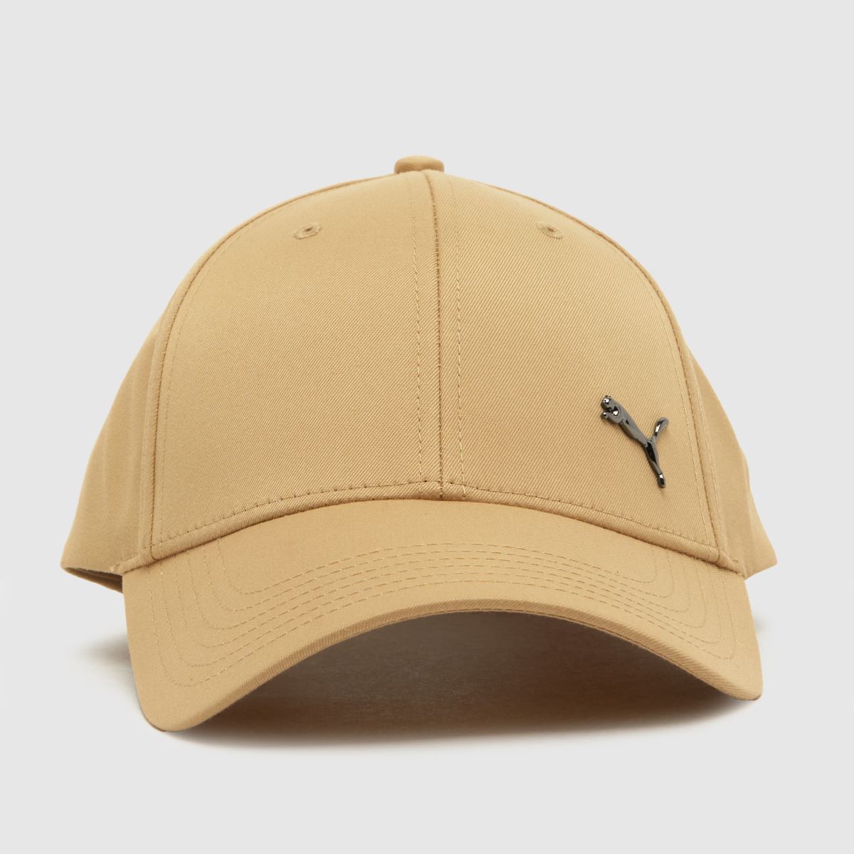PUMA beige metallkeps för barn med kattmotiv