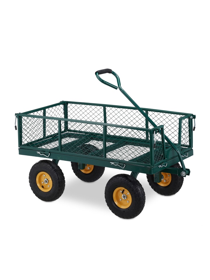 relaxdays Handwagen in Grün günstig kaufen onesize